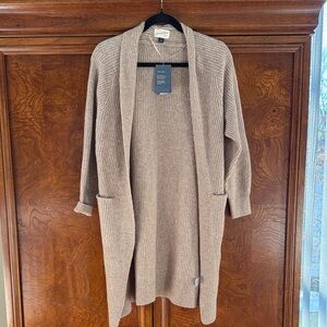 Universal Thread Ribbed Tan Cardigan